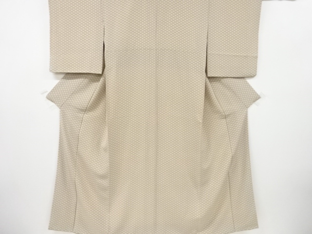 JAPANESE KIMONO / KOMON / WOVEN RHOMBUS FLOWER